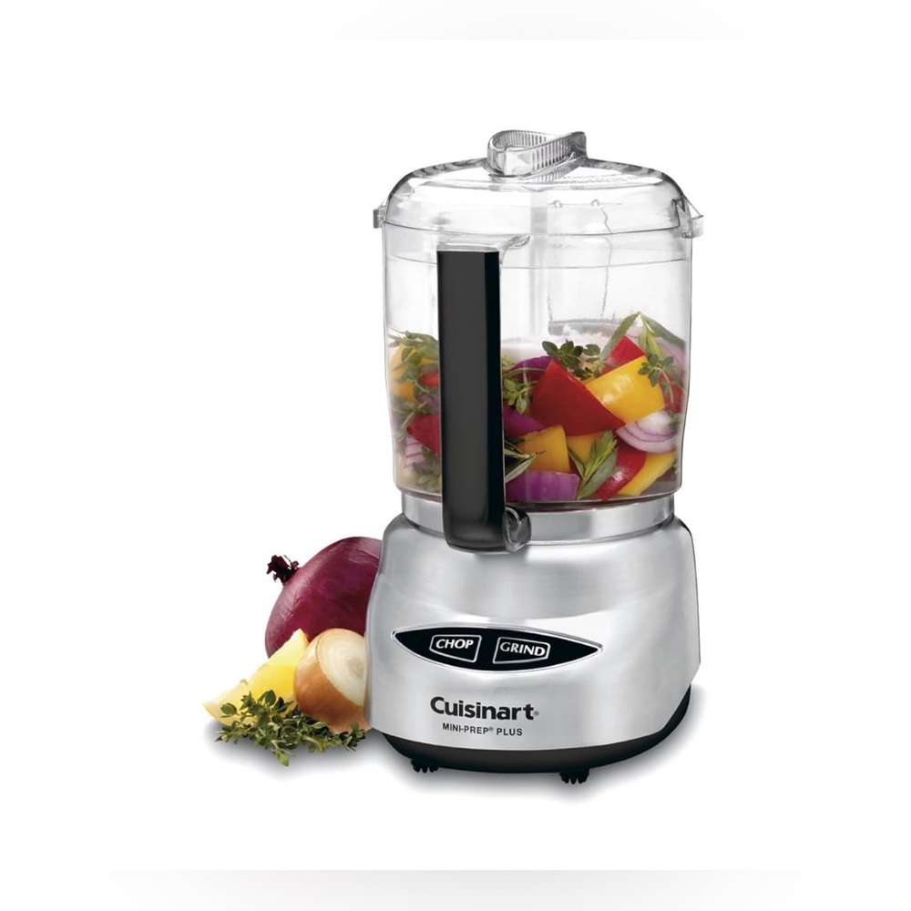 Cuisinart DLC-4CHB 1.70ft Mini-Prep Plus 4-Cup Food Processor - NEW